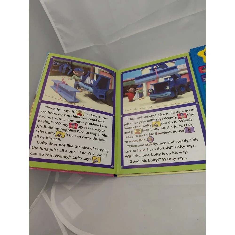 Vintage 2003 Bob the Builder – Bob's Busy Building Day – Interactive Play Sound